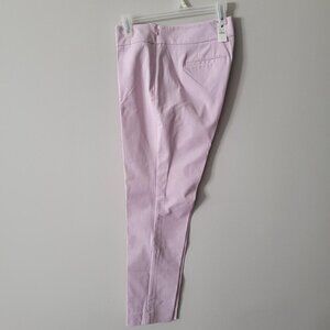 NWT!! TALBOTS Chatham Ankle pants Size 10 Pale Lilac RETAIL $129!